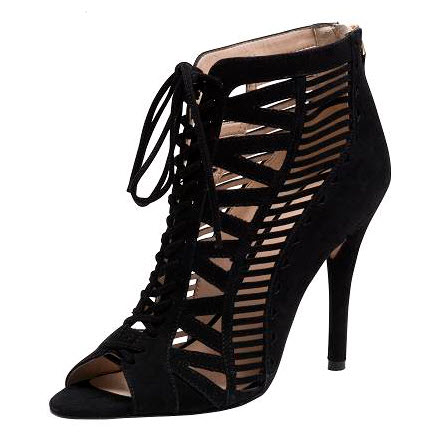 ninewest blacksuede heels