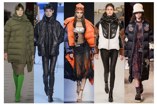 puffa jackets runway