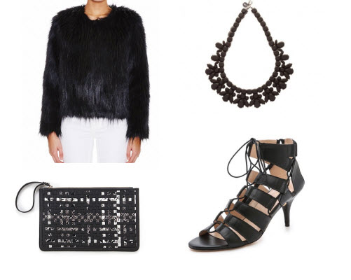 black leather skirt day to evening accessories