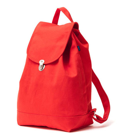 baggu red backpack