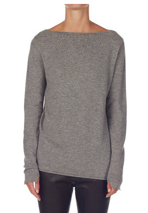 bassike grey sweater