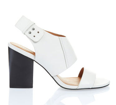 saba white sandals