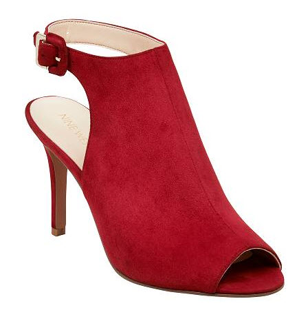ninewest red heelsbootie