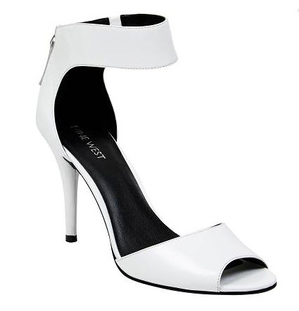 ninewest white heels