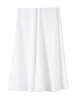 trenery white flare skirt