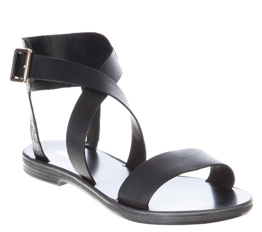 Theiconic black sandals