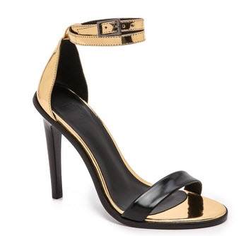 shoes black and gold