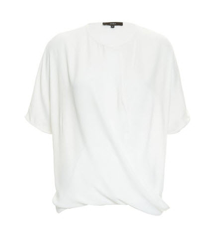 saba white crossovershirt