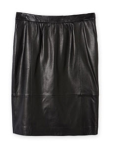 trenery leather skirt