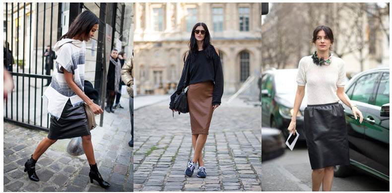 leather skirts street style 2