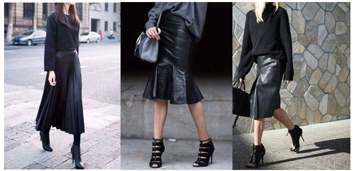 leather skirts street style 3