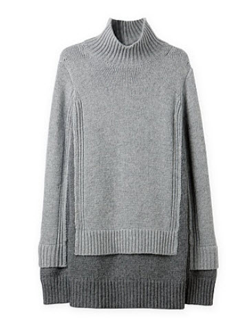 croad grey double layer sweater