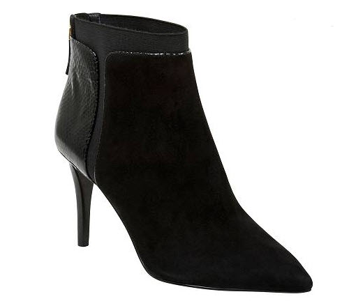 ninewest suede boots ankle