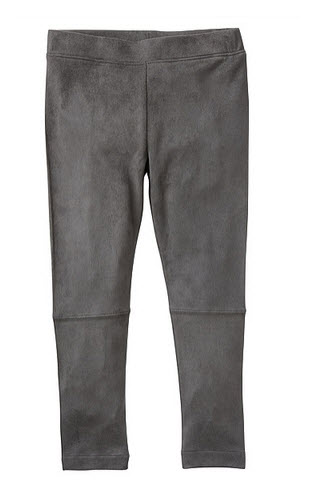 grey suede leggins