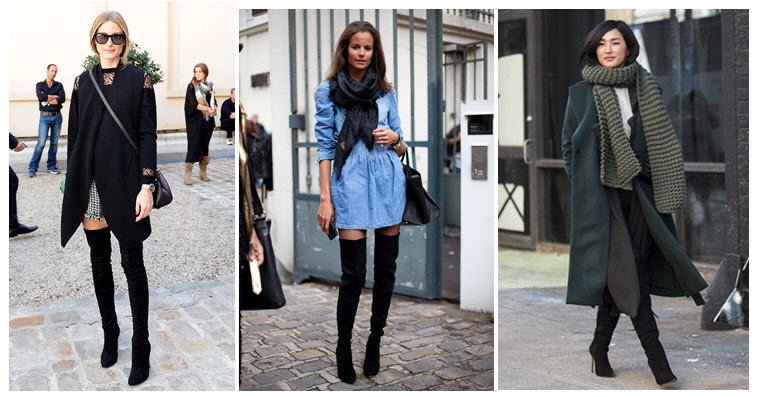 long boots streetstyle x 3
