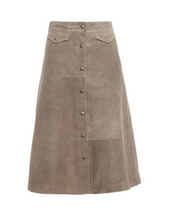 mih jeans suede skirt