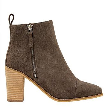 seed taupe suede ankle boots