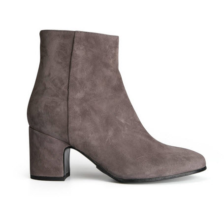zomp grey suede boots