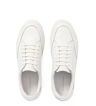 country road white sneakers