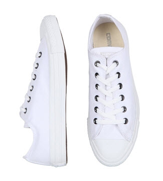 white converse sneakers