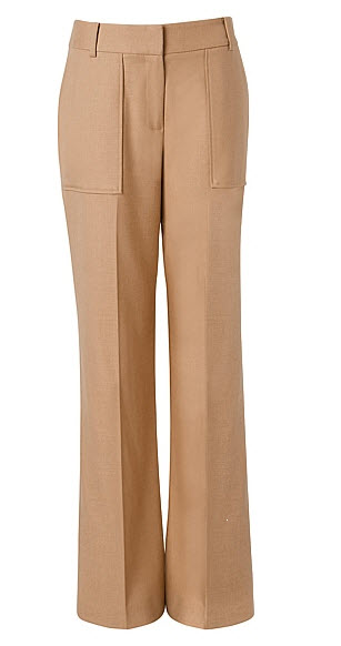 witchery camle pants wide legs