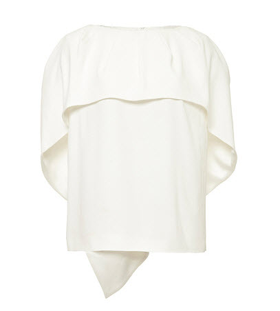 antonio berardi white cape top