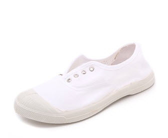 bensimon white sneakers