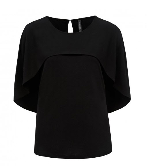 forever new blakc cape top