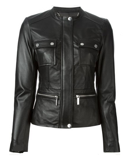 micheal kors leather jacket