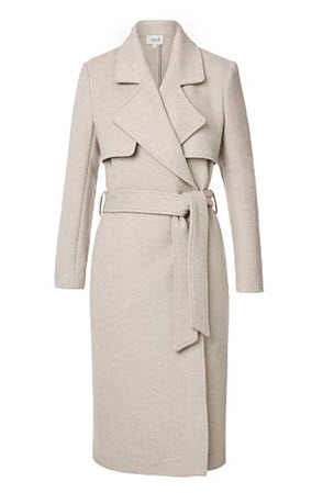 seed heritage taupe belted trench