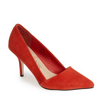 sole coairty red suede heels dorsay