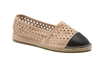 witchery leather espadrilles punched leather
