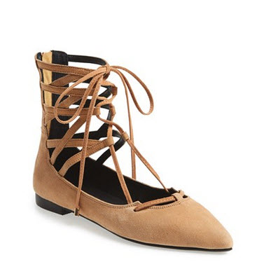Six lace-up flats you need now. #luxetoless. – The FiFi Report