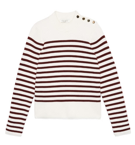 sandra stripe breton sweater