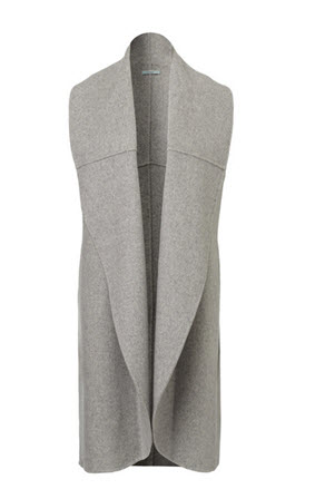 kookai grey wool vest