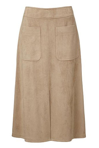 seed suedette skirt