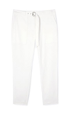 trenery white baggy pants