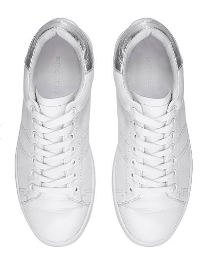 witcheyr white sneakers