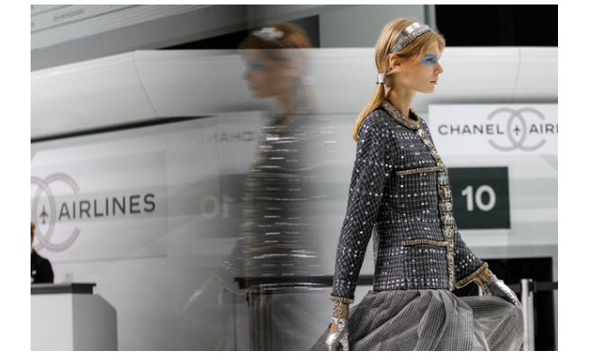 chanel show airlines