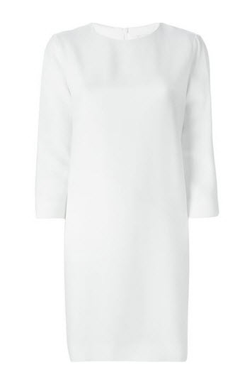gian luca white dress long sleeve