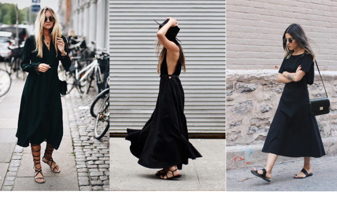 Women's Black Summer Dresses & Sundress