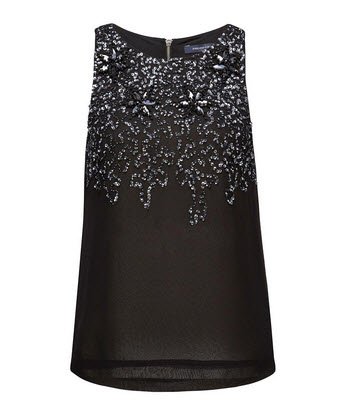 french connection sequin tank