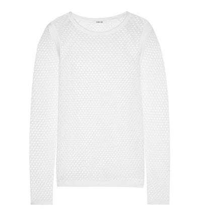 helmut lang outtnet white sweater