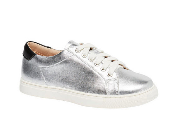 fcuk silver sneakers