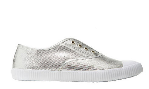 seed silver sneakers