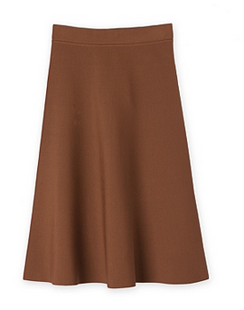 country road brown flirty skirt