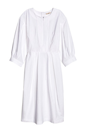 hand-m-white-dress