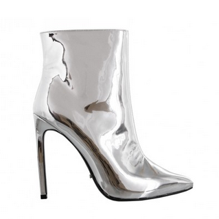 silver ankle boots tony bianco