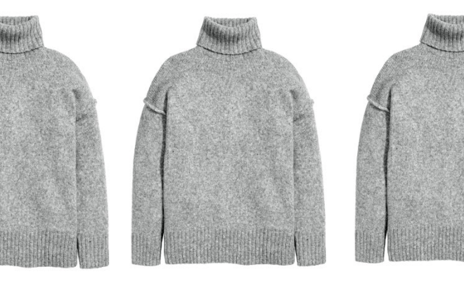 hm grey sweater