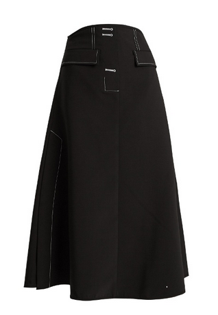 ellery black aline skirt